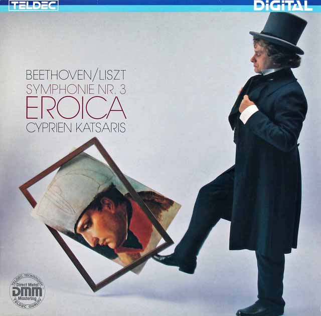 カツァリスのベートーヴェン（リスト編）/交響曲第3番「英雄」　独TELDEC　3527　LP レコード