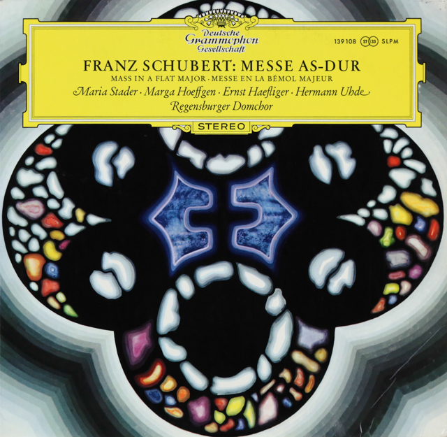 ラツィンガーのシューベルト/ミサ曲第5番　独DGG　3514　LP レコード