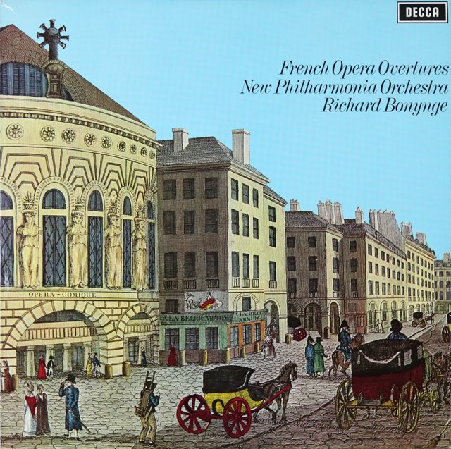 ボニングのフランスオペラ序曲集　英DECCA　3516　LP レコード