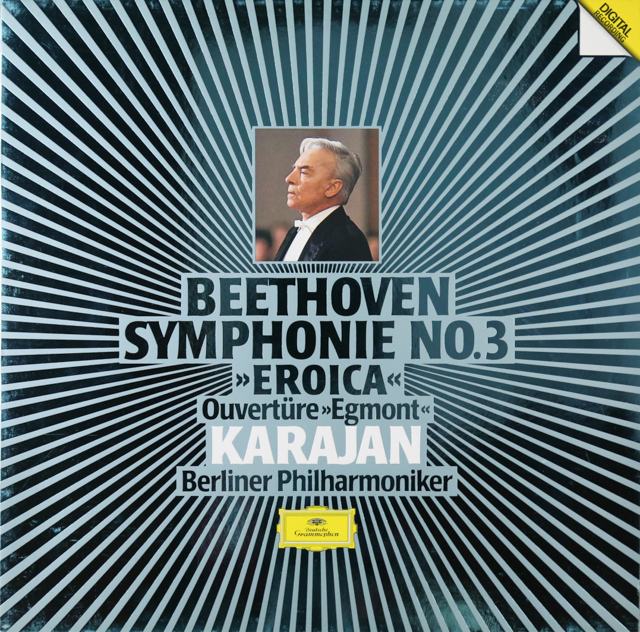 カラヤンのベートーヴェン/交響曲第3番「英雄」ほか　独DGG　2805　LP レコード
