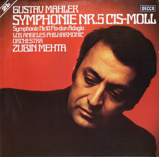 メータのマーラー/交響曲第5番　独DECCA　3515　LP レコード