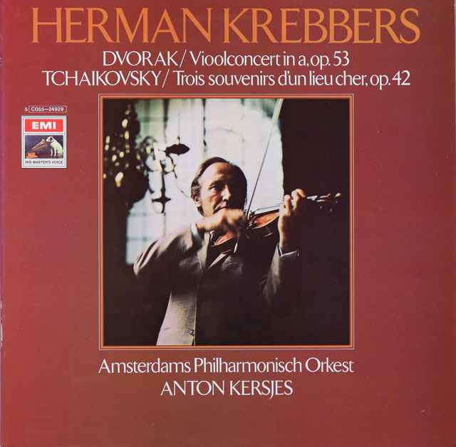 クレッバースのドヴォルザーク/ヴァイオリン協奏曲ほか　蘭EMI　3516　LP レコード