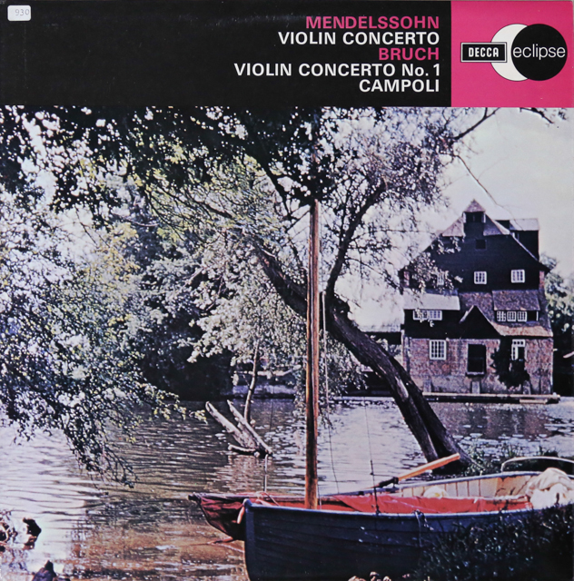 カンポリ、ベイヌムらのメンデルスゾーン/ヴァイオリン協奏曲ほか　英DECCA　3516　LP レコード
