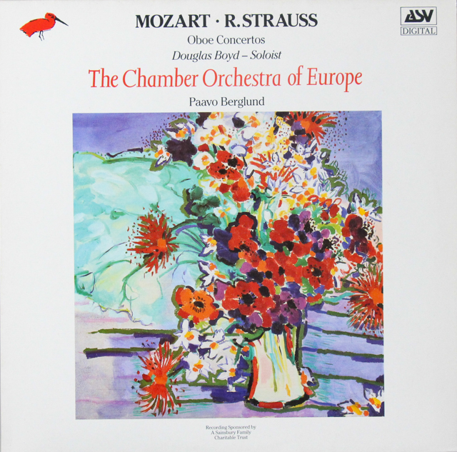 ボイド、ベルグルンドのモーツァルト、R.シュトラウス/オーボエ協奏曲集　英ASV　3519　LP レコード