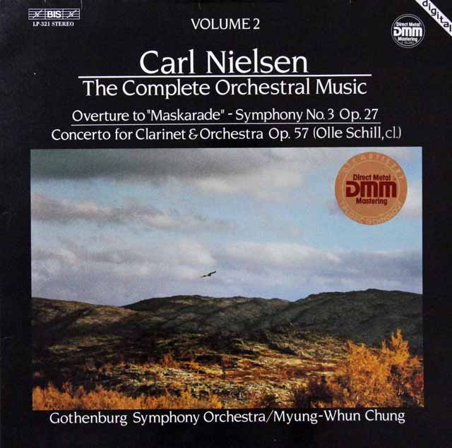 チョンのニールセン/交響曲第3番ほか　独BIS　3298　LP レコード
