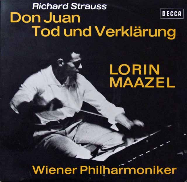 マゼールのR.シュトラウス/「ドン・ファン」、「死と浄化」　独DECCA　3517　LP レコード