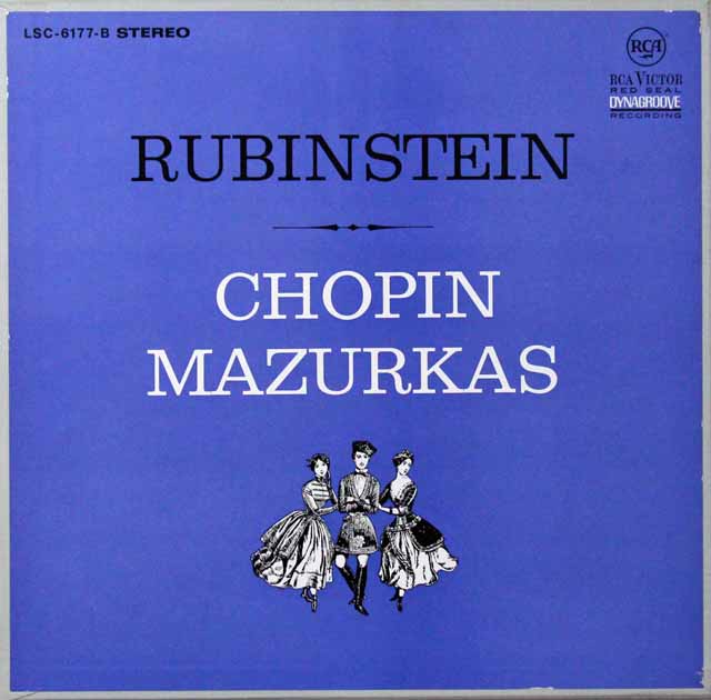 ルービンシュタインのショパン/マズルカ全集　独RCA　2812　LP レコード