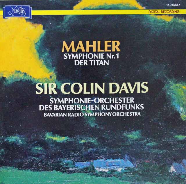 デイヴィスのマーラー/交響曲第1番「巨人」　スイスNOVALIS　2812　LP レコード