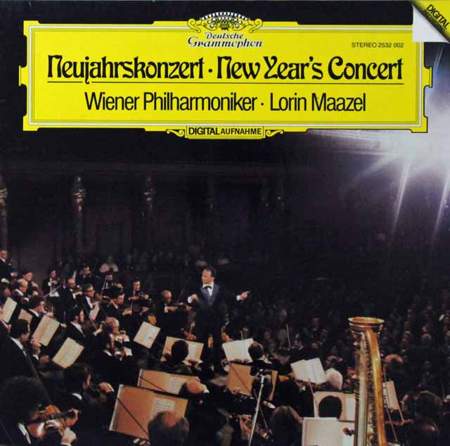 マゼールのニューイヤー・コンサート1980　独DGG　3518　LP レコード
