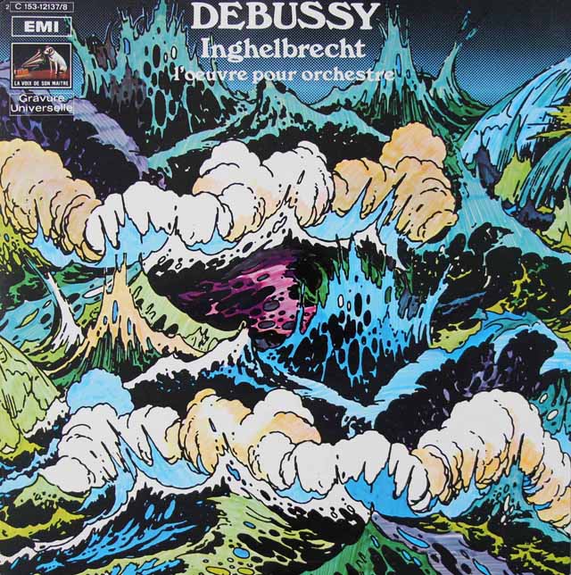 アンゲルブレシュトのドビュッシー/管弦楽のための作品集　仏EMI(VSM)　2822　LP レコード