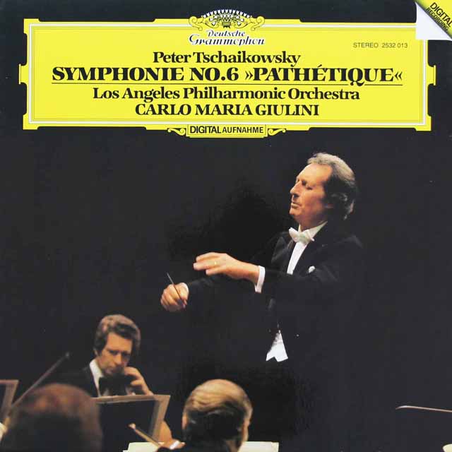 ジュリーニのチャイコフスキー/交響曲第6番「悲愴」　独DGG　3523　LP レコード