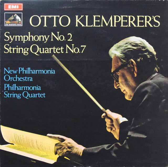 【オリジナル盤】　クレンペラーの自作自演/交響曲第2番ほか　英EMI　3523　LP レコード