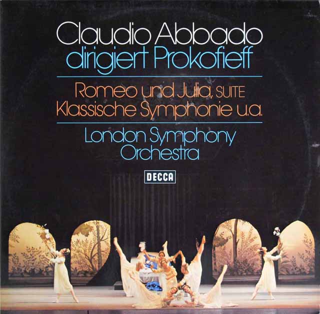 アバドのプロコフィエフ/「ロミオとジュリエット」ほか　独DECCA　3296　LP レコード