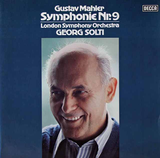 ショルティのマーラー/交響曲第9番　独DECCA　3524　LP レコード