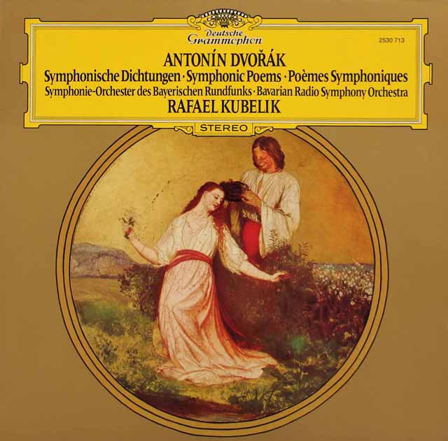 クーベリックのドヴォルザーク/交響詩「金の紡ぎ車」ほか　独DGG　3525　LP レコード