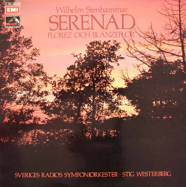 ヴェステルベリのステンハンマル/セレナードほか　スウェーデンEMI　3526　LP レコード