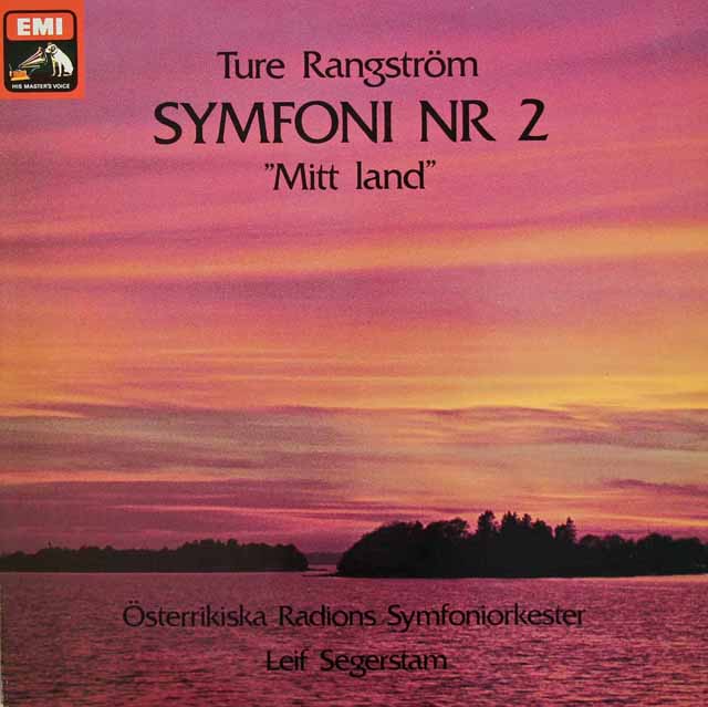 セーゲルスタムのラングストレム/交響曲第2番「祖国」　スウェーデンEMI　3526　LP レコード