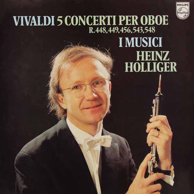 ホリガー、イ・ムジチのヴィヴァルディ/オーボエ協奏曲集　蘭PHILIPS　3529　LP レコード
