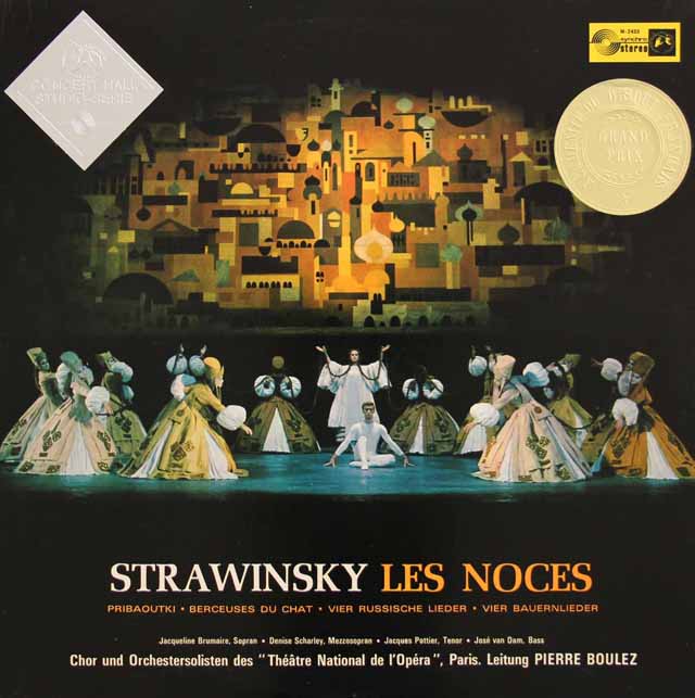 ブーレーズのストラヴィンスキー/「結婚」ほか　仏CH　3529　LP レコード