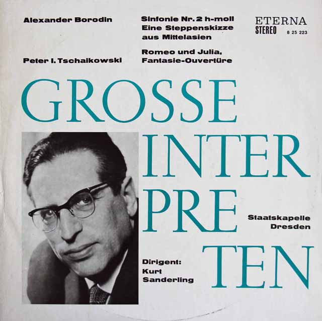 【テストプレス】　ザンデルリンクのボロディン/交響曲第2番ほか　独ETERNA　3219　LP レコード