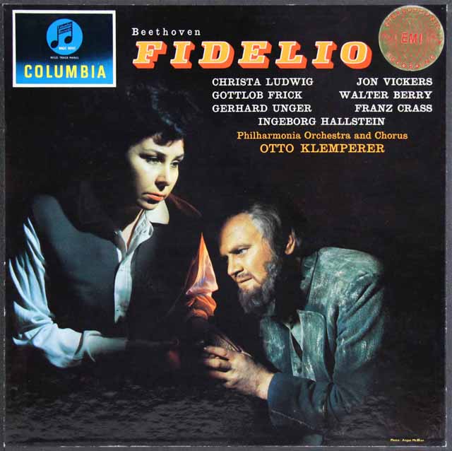 【オリジナル盤】　クレンペラーのベートーヴェン/歌劇「フィデリオ」　英Columbia　2837　LP レコード