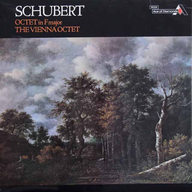 ウィーン・オクテット（八重奏団）のシューベルト/八重奏曲ヘ長調　英DECCA　2839　LP レコード