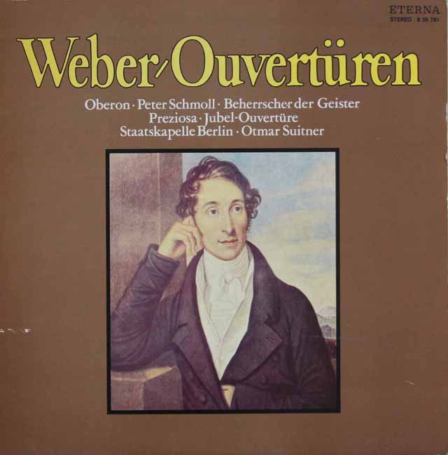 スウィトナーのウェーバー/序曲集　独ETERNA　3729　LP レコード