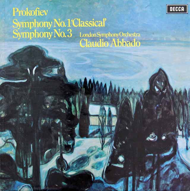 【オリジナル盤】　アバドのプロコフィエフ/古典交響曲&第3番　英DECCA　3294　LP レコード