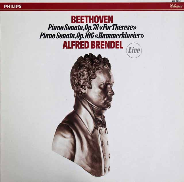 ブレンデルのベートーヴェン/ピアノソナタ第29番「ハンマークラヴィーア」ほか　蘭PHILIPS　3294　LP レコード