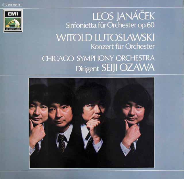 小澤のヤナーチェク/シンフォニエッタ　独EMI　2841　LP レコード