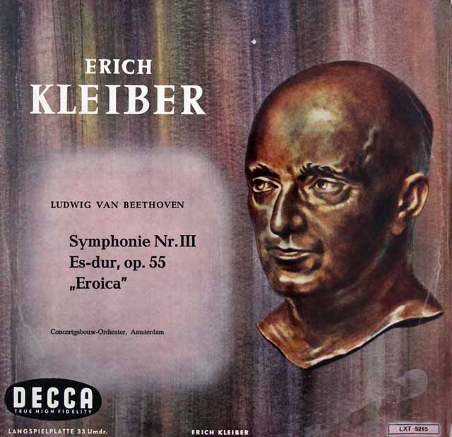 E.クライバーのベートーヴェン/交響曲第3番「英雄」　独DECCA　2843　LP レコード