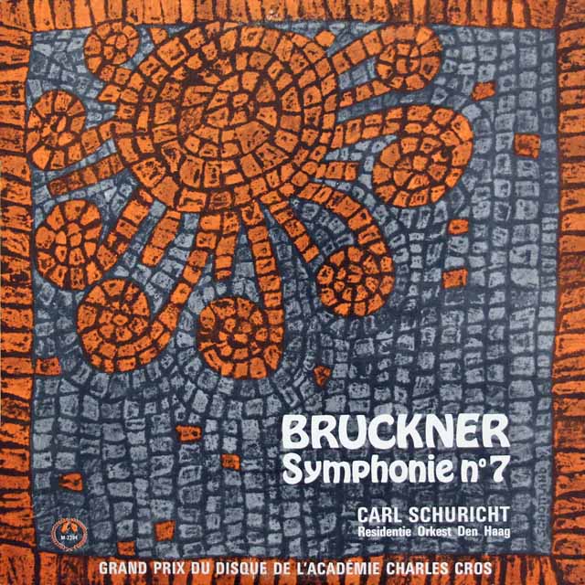 シューリヒトのブルックナー/交響曲第7番　独Concert Hall　2843　LP レコード