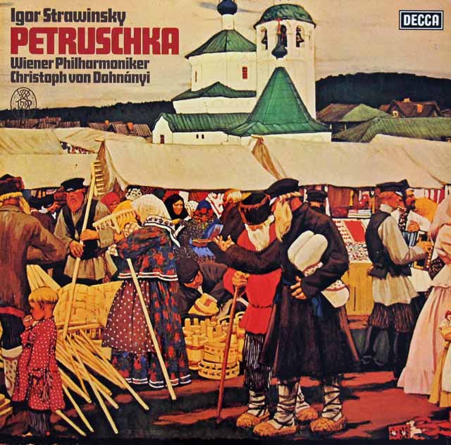 ドホナーニのストラヴィンスキー/「ペトルーシュカ」　独DECCA　2846　LP レコード