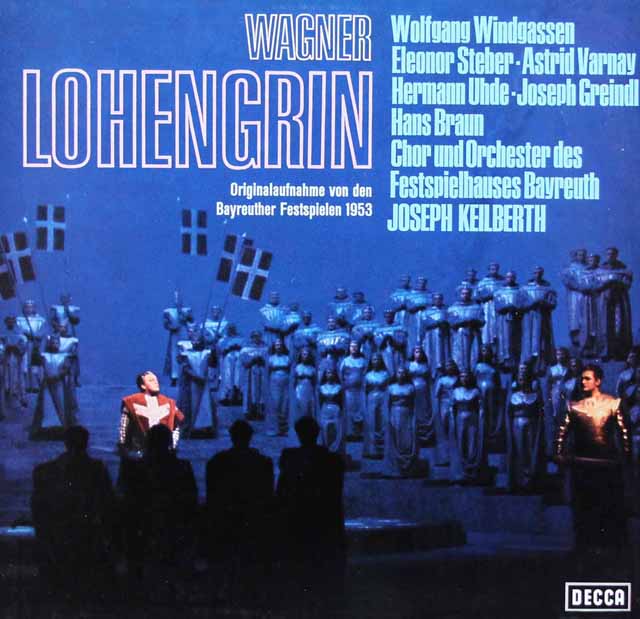カイルベルトのワーグナー/「ローエングリン」全曲　独DECCA　3534　LP レコード