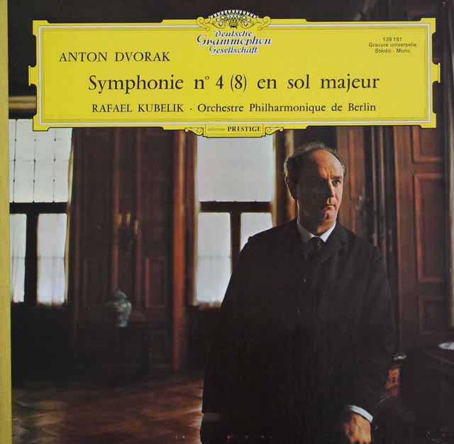 クーベリックのドヴォルザーク/交響曲第8番　独DGG　3535　LP レコード
