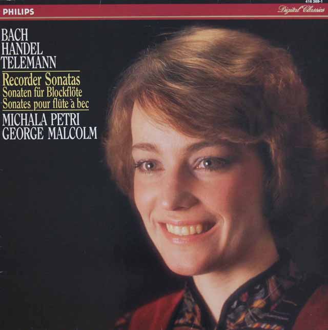 ペトリ&マルコムのリコーダー・ソナタ集　蘭PHILIPS　2849　LP レコード