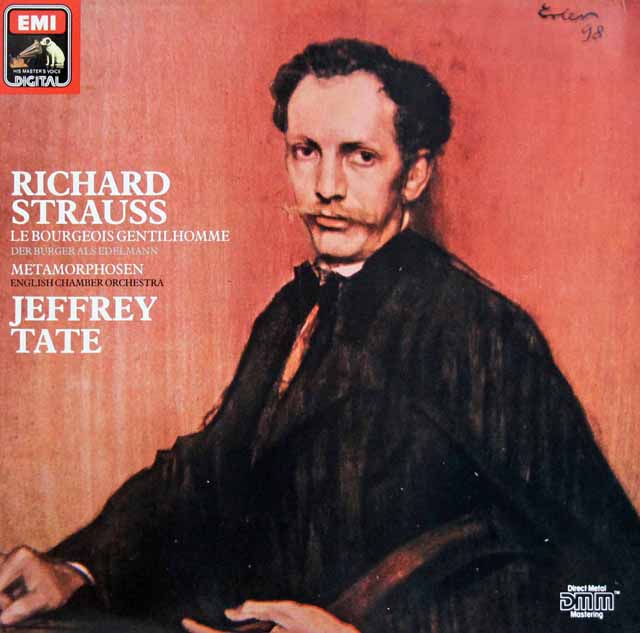 テイトのR.シュトラウス/「町人貴族」ほか　独EMI　3535　LP レコード