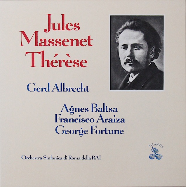 アルブレヒトのマスネ/「テレーズ」　独ATLANTIS　3519　LP レコード