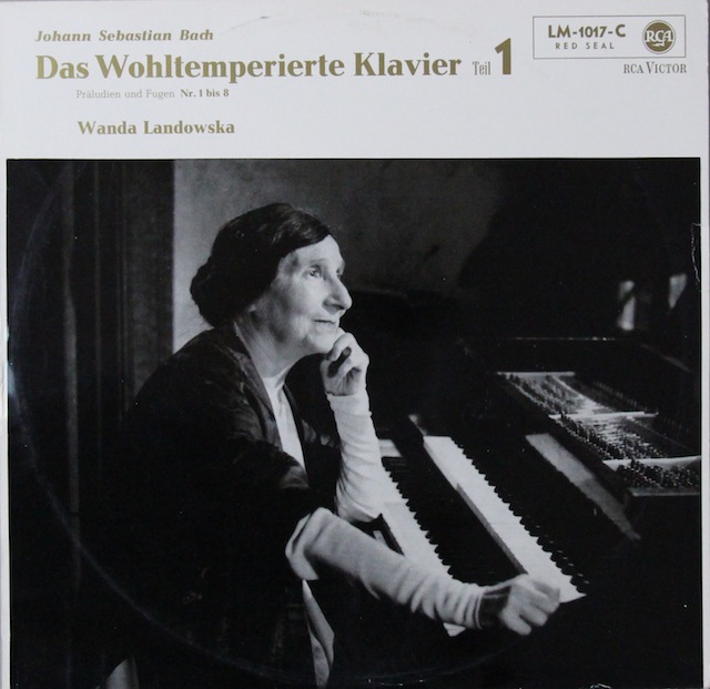 ランドフスカのバッハ/平均律クラヴィーア曲集第1巻　独RCA　3520　LP レコード