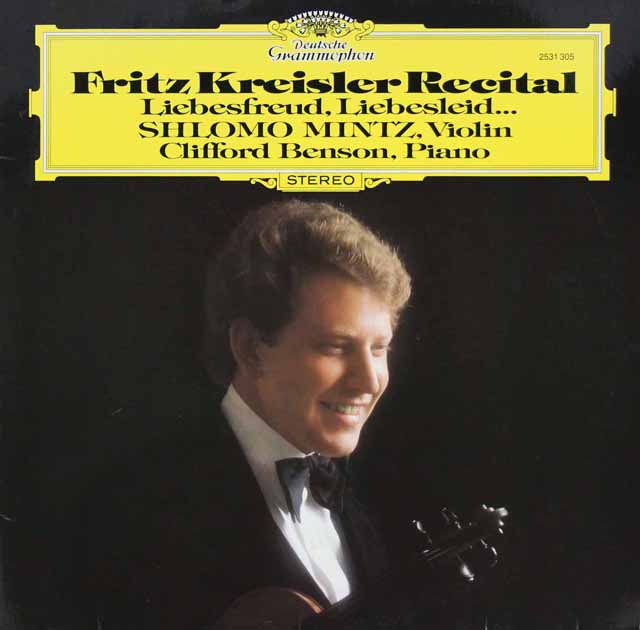 ミンツ/クライスラー・リサイタル　独DGG　3617　LP レコード