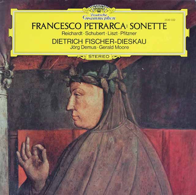 F.ディースカウのペトラルカのソネット集　独DGG　3285　LP レコード