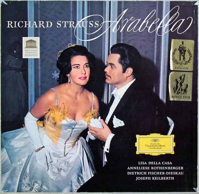 カイルベルトのR.シュトラウス/「アラベラ」全曲　独DGG　3610　LP レコード