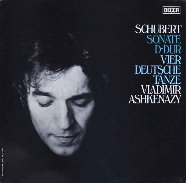 アシュケナージのシューベルト/ピアノソナタ第17番　独DECCA　3611　LP レコード