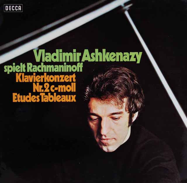 アシュケナージ&コンドラシンのラフマニノフ/ピアノ協奏曲第2番ほか　独DECCA　3284　LP レコード