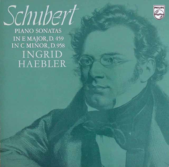 ヘブラーのシューベルト/ピアノソナタ 第3、19番　蘭PHILIPS　3612　LP レコード