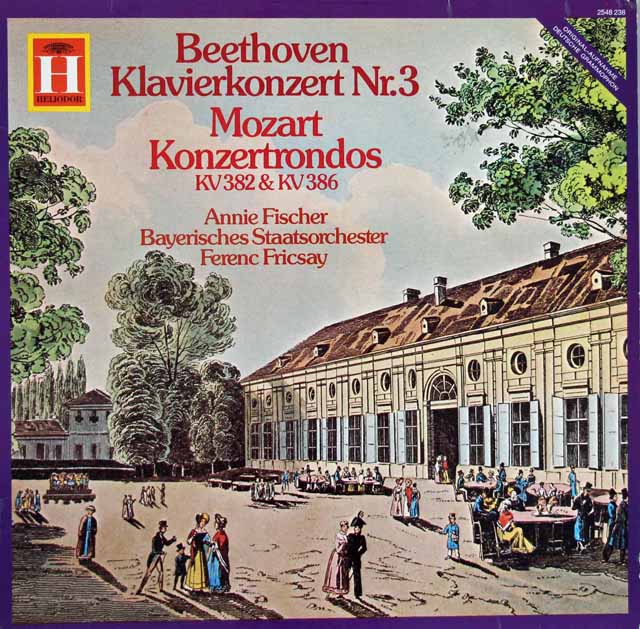 A.フィッシャー、フリッチャイのベートーヴェン/ピアノ協奏曲第3番ほか　独DELIODOR　3619　LP レコード