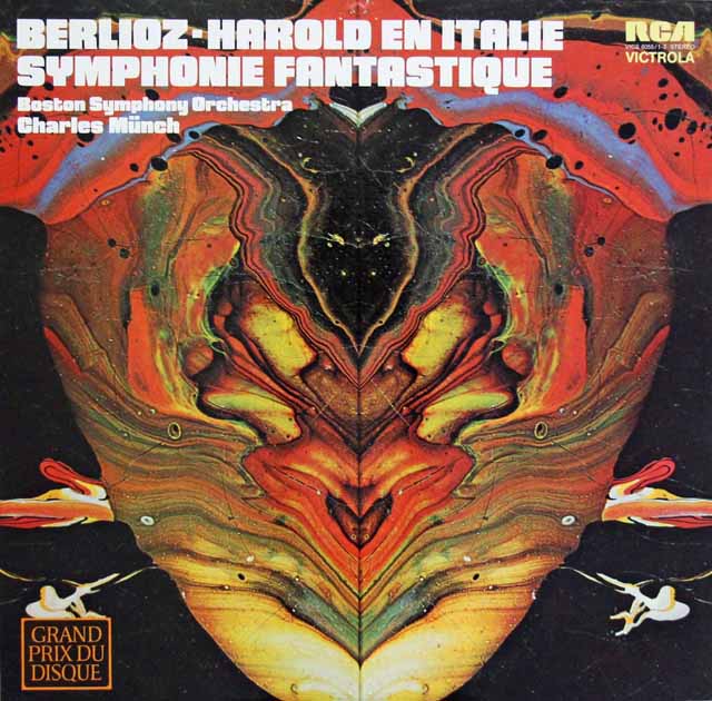 ミュンシュのベルリオーズ/幻想交響曲ほか　独RCA　3619　LP レコード