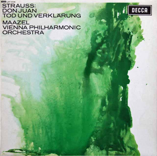 【モノラル】　マゼールのR.シュトラウス/「ドン・ファン」、「死と浄化」　英DECCA　3621　LP レコード
