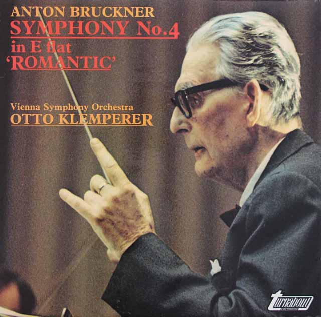 クレンペラーのブルックナー/交響曲第4番「ロマンティック」　英turnabout　3283　LP レコード