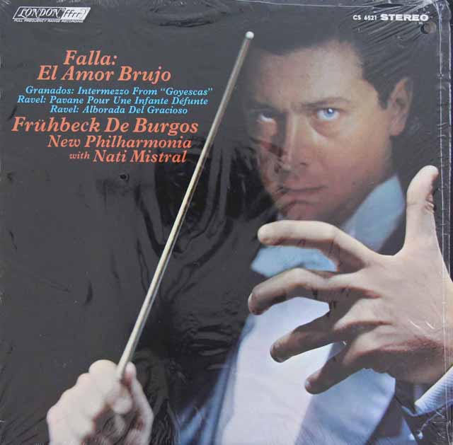 デ・ブルゴスのファリャ/「恋は魔術師」ほか　英LONDON　3622　LP レコード